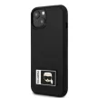 Karl Lagerfeld iPhone 13 Iconic Patch (KLHCP13M3DKPK) hátlap, tok, fekete