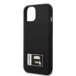 Karl Lagerfeld iPhone 13 Iconic Patch (KLHCP13M3DKPK) hátlap, tok, fekete