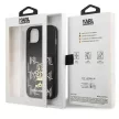 Karl Lagerfeld KLHCP13MCANCNK Karlimals Cardslot Karlimals Cardslot iPhone 13 6,1" tok, fekete