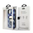 Karl Lagerfeld KLHCP13MPMNIKBL Monogram Ikonik Patch iPhone 13 6,1" tok, kék