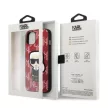 Karl Lagerfeld KLHCP13MPMNIKPI Monogram Ikonik Patch iPhone 13 6.1" hátlap, tok, piros