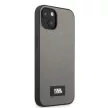 Karl Lagerfeld iPhone 13 Saffiano Plaque (KLHCP13MSFMP2DG) hátlap, tok, ezüst