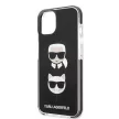 Karl Lagerfeld KLHCP13MTPE2TK Karl&Choupette Head iPhone 13 6,1" tok, fekete