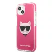 Karl Lagerfeld iPhone 13 Choupette Head (KLHCP13MTPECPI) hátlap, tok, rózsaszín