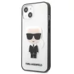 Karl Lagerfeld iPhone 13 Mini 5.4" KLHCP13SHIKCK Ikonik Karl tok, átlátszó