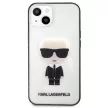 Karl Lagerfeld iPhone 13 Mini 5.4" KLHCP13SHIKCK Ikonik Karl tok, átlátszó