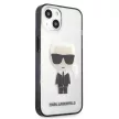 Karl Lagerfeld iPhone 13 Mini 5.4" KLHCP13SHIKCK Ikonik Karl tok, átlátszó