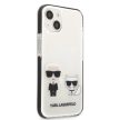 Karl Lagerfeld KLHCP13dbPEKCW Karl&Choupette iPhone 13 mini 5.4" hátlap, tok, fehér