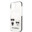 Karl Lagerfeld KLHCP13dbPEKCW Karl&Choupette iPhone 13 mini 5.4" hátlap, tok, fehér