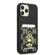 Karl Lagerfeld Karlimals Cardslot Monogram iPhone 13 Pro Max 6,7" KLHCP13XCANCNK, hátlap, tok, fekete