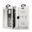 Karl Lagerfeld Karlimals Cardslot Monogram iPhone 13 Pro Max 6,7" KLHCP13XCANCNK, hátlap, tok, fekete