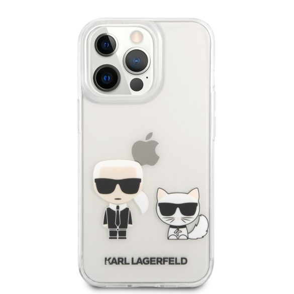Karl Lagerfeld iPhone 13 Pro Max Karl & Choupette Full Body (KLHCP13XCKTR) hátlap, tok, átlátszó