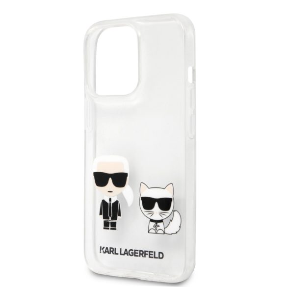 Karl Lagerfeld iPhone 13 Pro Max Karl & Choupette Full Body (KLHCP13XCKTR) hátlap, tok, átlátszó