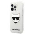 Karl Lagerfeld Choupette Head iPhone 13 Pro Max 6,7" KLHCP13XCTR tok, átlátszó