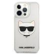 Karl Lagerfeld Choupette Head iPhone 13 Pro Max 6,7" KLHCP13XCTR tok, átlátszó