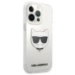 Karl Lagerfeld Choupette Head iPhone 13 Pro Max 6,7" KLHCP13XCTR tok, átlátszó