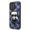 Karl Lagerfeld KLHCP13XPMNIKBL Monogram Ikonik Patch iPhone 13 Pro Max 6.7" hátlap, tok, kék
