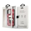 Karl Lagerfeld Monogram Ikonik Patch iPhone 13 Pro Max 6,7" KLHCP13XPMNIKPI tok, piros