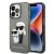 Karl Lagerfeld IML GLIT NFT Karl&Choupette iPhone 14 Pro 6.1" KLHCP14LHNKCTGK, hátlap, tok, fekete