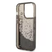 Karl Lagerfeld Translucent Liquid Glitter iPhone 14 Pro 6,1" KLHCP14LLCKVK, hátlap, tok, fekete