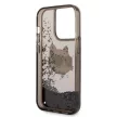 Karl Lagerfeld Liquid Glitter NFT Choupette Head iPhone 14 Pro 6,1" KLHCP14LLNCHCK, hátlap, tok, fekete