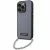 Karl Lagerfeld KLHCP14LSACKLHPG Saffiano Monogram Chain iPhone 14 Pro 6.1", hátlap, tok, ezüst
