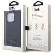Karl Lagerfeld KLHCP14LSACKLHPK Saffiano Monogram Chain iPhone 14 Pro 6.1", hátlap, tok, fekete