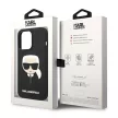 Karl Lagerfeld iPhone 14 Pro Silicone Karl Head (KLHCP14LSLKHHBK) hátlap, tok, fekete
