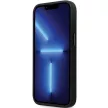 Karl Lagerfeld Silicone Ikonik Metal Pin iPhone 14 Pro 6,1" KLHCP14LSMHKNPK tok, fekete