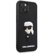 Karl Lagerfeld Saffiano Mono Patch Ikonik NFT iPhone 14 Plus 6,7" KLHCP14M3DRKINK tok, fekete