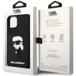 Karl Lagerfeld Saffiano Mono Patch Ikonik NFT iPhone 14 Plus 6,7" KLHCP14M3DRKINK tok, fekete