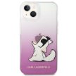 Karl Lagerfeld KLHCP14MCFNRCPI Choupette Fun iPhone 14 Plus/15 Plus 6,7" tok, rózsaszín