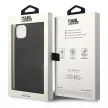 Karl Lagerfeld PU Leather Perforated Logo iPhone 14 Plus 6,7" KLHCP14MFWHK tok, fekete