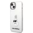 Karl Lagerfeld KLHCP14MHNCHTCT Ikonik Choupette iPhone 14 Plus/15 Plus 6,7" hátlap, tok, átlátszó