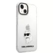 Karl Lagerfeld KLHCP14MHNCHTCT Ikonik Choupette iPhone 14 Plus/15 Plus 6,7" hátlap, tok, átlátszó