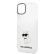 Karl Lagerfeld KLHCP14MHNCHTCT Ikonik Choupette iPhone 14 Plus/15 Plus 6,7" hátlap, tok, átlátszó
