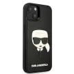 Karl Lagerfeld KLHCP14MKH3DBK Karl's Head 3D iPhone 14 Plus/15 Plus 6,7", hátlap, tok, fekete