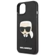 Karl Lagerfeld KLHCP14MKH3DBK Karl's Head 3D iPhone 14 Plus/15 Plus 6,7", hátlap, tok, fekete