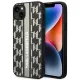 Karl Lagerfeld KLHCP14MPGKLSKG Monogram Stripe iPhone 14 Plus/15 Plus 6,7" hátlap, tok, szürke