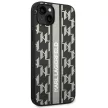Karl Lagerfeld KLHCP14MPGKLSKG Monogram Stripe iPhone 14 Plus/15 Plus 6,7" hátlap, tok, szürke