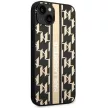 Karl Lagerfeld KLHCP14MPGKLSKW Monogram Stripe iPhone 14 Plus/15 Plus 6,7" hátlap, tok, barna