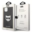 Karl Lagerfeld KLHCP14MSAPCHK Saffiano Choupette Head Patch iPhone 14 Plus/15 Plus 6,7" tok, fekete