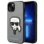 Karl Lagerfeld KLHCP14MSAPKHG Saffiano Karl's Head Patch iPhone 14 Plus/15 Plus 6,7", hátlap, tok, ezüst