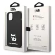 Karl Lagerfeld KLHCP14MSLCTBK iPhone 14 Plus/15 Plus 6,7" hátlap, tok, táska, fekete szilikon Choupette Body