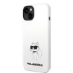 Karl Lagerfeld KLHCP14MSNCHBCH Silicone Choupette iPhone 14 Plus/15 Plus 6,7" tok, fehér