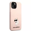 Karl Lagerfeld KLHCP14MSNCHBCP Silicone Choupette iPhone 14 Plus/15 Plus 6,7" tok, rózsaszín