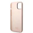 Karl Lagerfeld KLHCP14MSNIKBCP Silicone Ikonik iPhone 14 Plus/15 Plus 6.7" hátlap, tok, rózsaszín