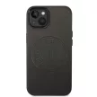 Karl Lagerfeld iPhone 14 PU Leather Perforated Logo (KLHCP14SFWHK) hátlap, tok, fekete