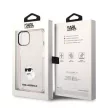 Karl Lagerfeld iPhone 14 Ikonik Choupette (KLHCP14SHNCHTCP) hátlap, tok, rózsaszín