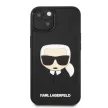 Karl Lagerfeld iPhone 14 3D Rubber Karl's Head (KLHCP14SKH3DB) hátlap, tok, fekete